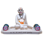 Swami Mahraj Car Murti ( White )