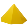 Pyramid YELLOW 12 inches