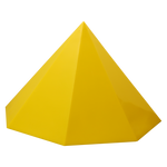 Pyramid YELLOW 12 inches